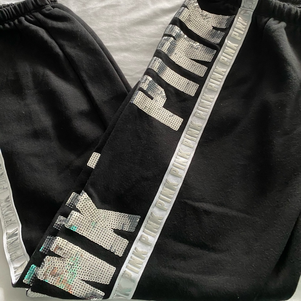 PINK Victoria’s Secret Sequin Joggers